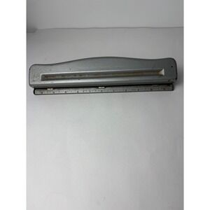 Vintage Mutual Adjustable Paper Punch No. 20 USA Metal